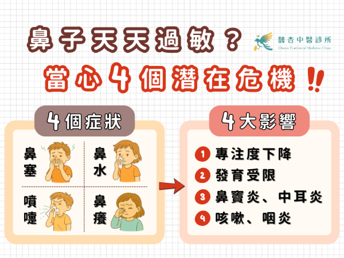 過敏性鼻炎是什麼？當心４個潛在危機