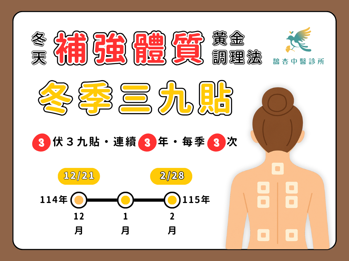 2025「冬季三九貼」正式開始！